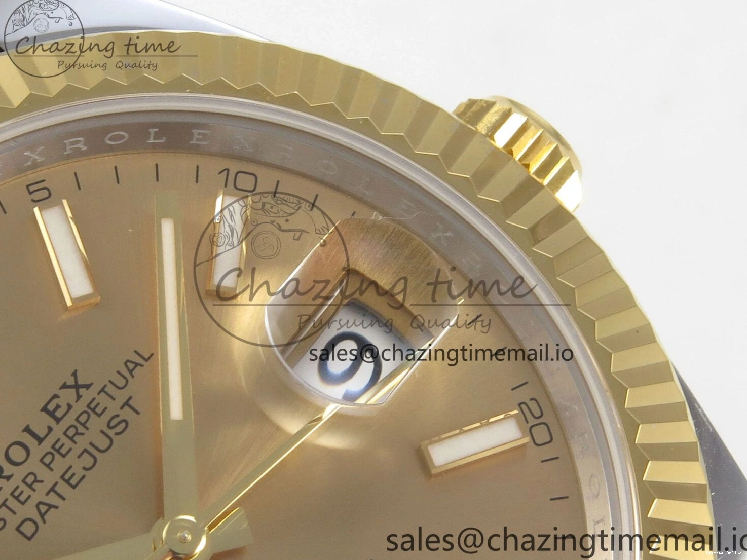 0113 Stretchable DateJust 41 126333 SS YG ARF 1:1 Best Edition YG Stick Dial on Oyster Bracelet SH3235 (Weighted) 211